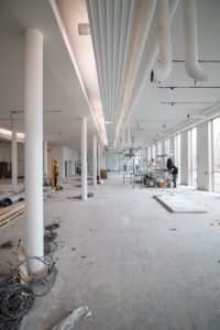 Vue du rez-de-chaussée du futur CRCN